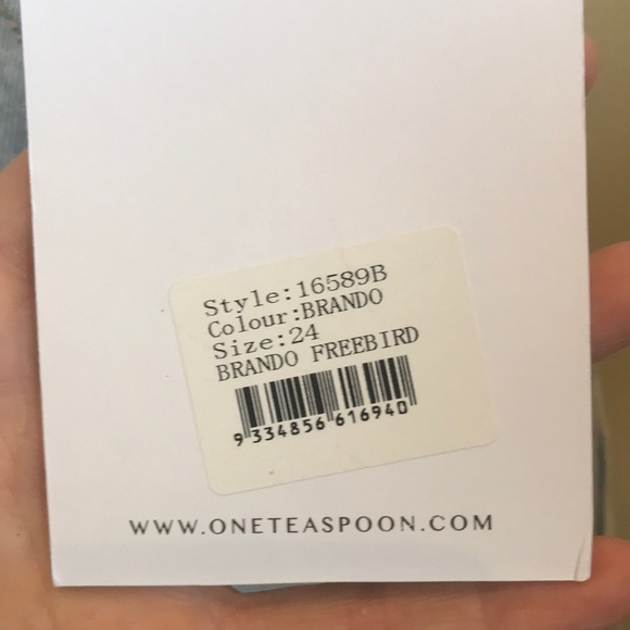 One Teaspoon, size 24, trashed free birds jeans. - Picture 8 of 8